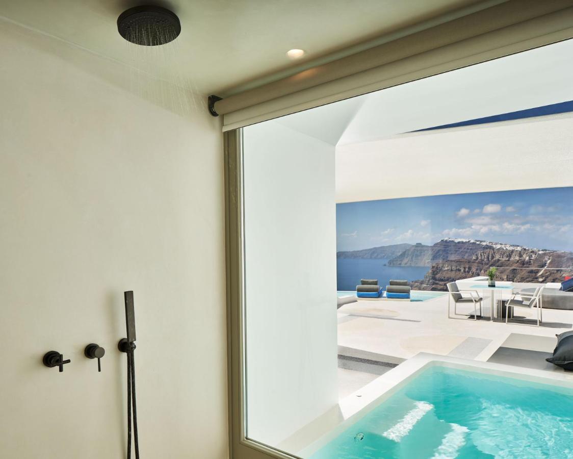 Sugarmoon Suite Heated Plunge Pool Infinity Pool Caldera View