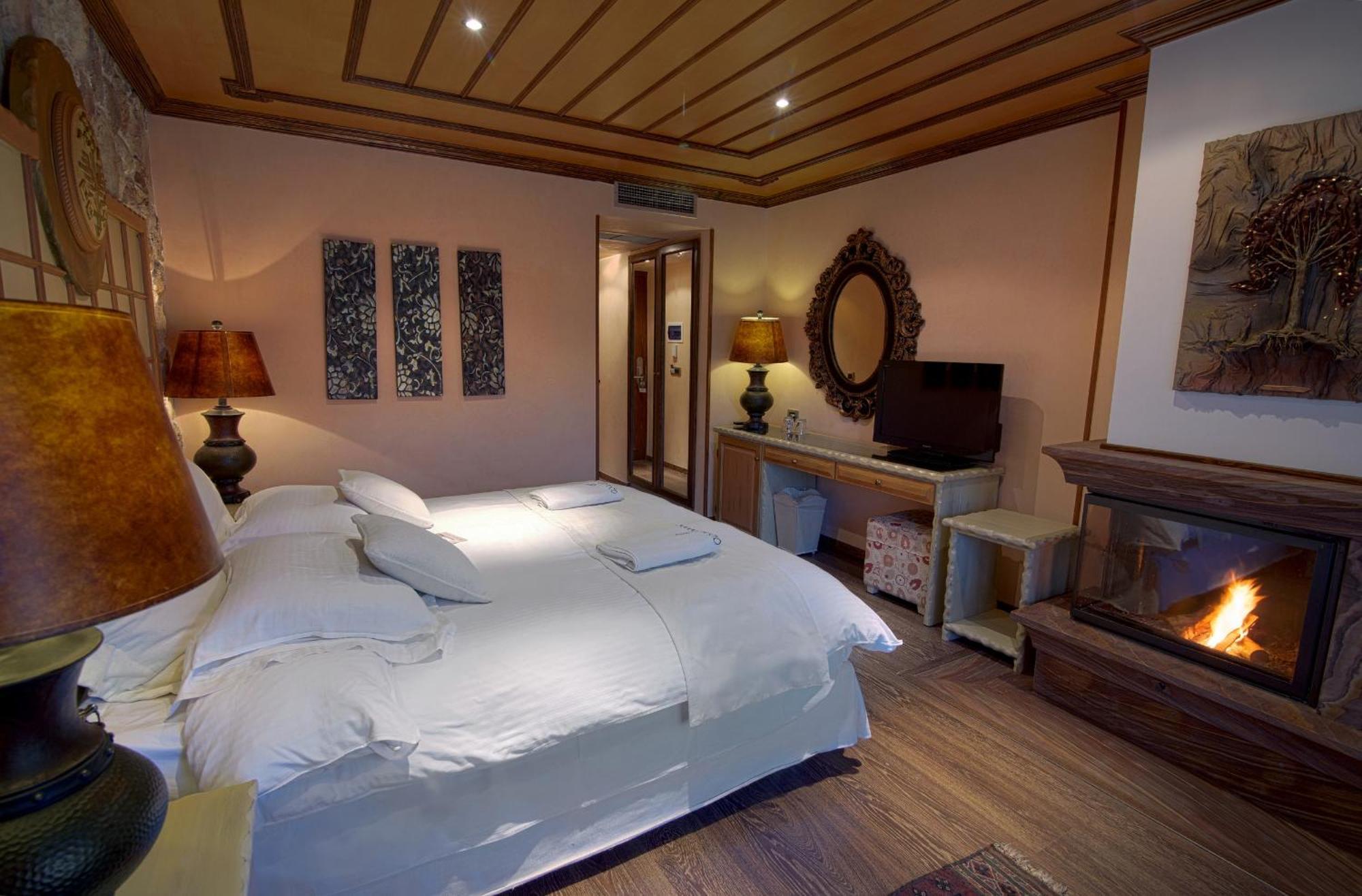 Deluxe Double Room Fireplace Mountain View