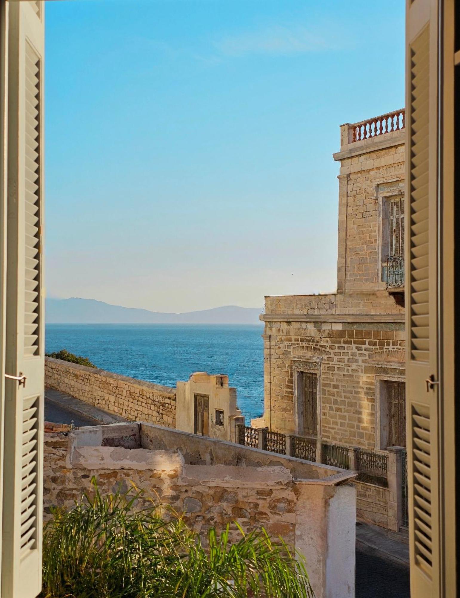Tinos Suite sea views walk rain shower