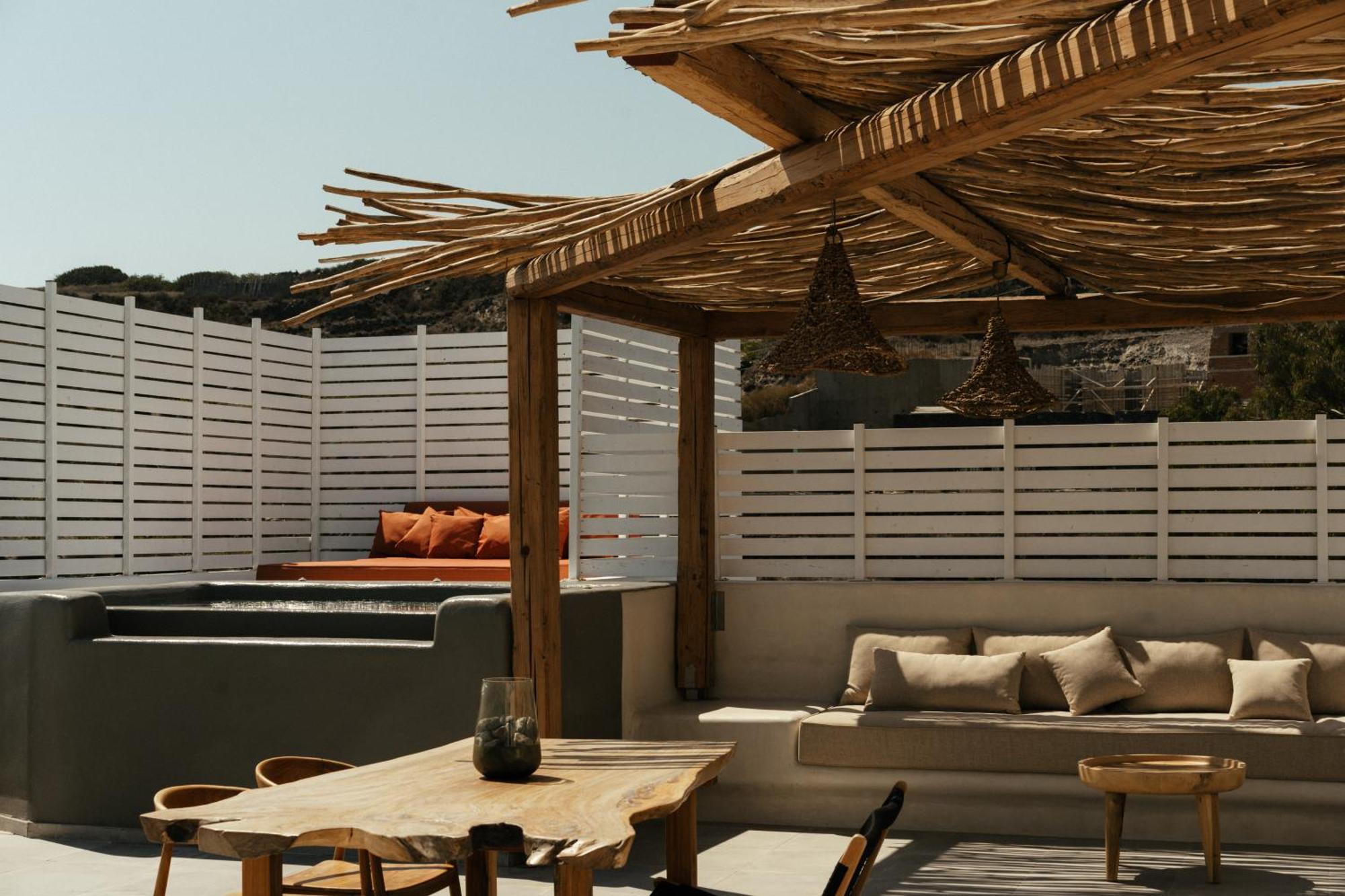 Penthouse Villa Private Terrace Panoramic Caldera View