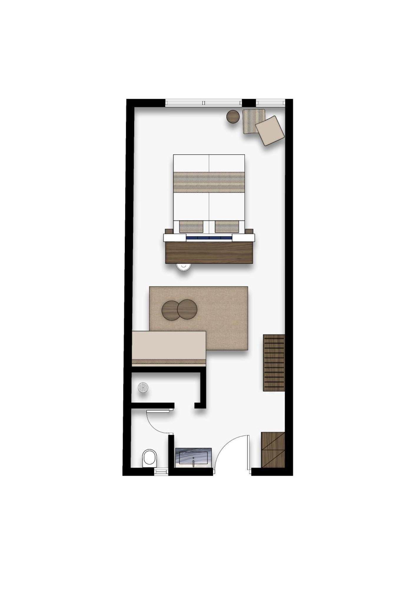 Deluxe One-Bedroom Apartment