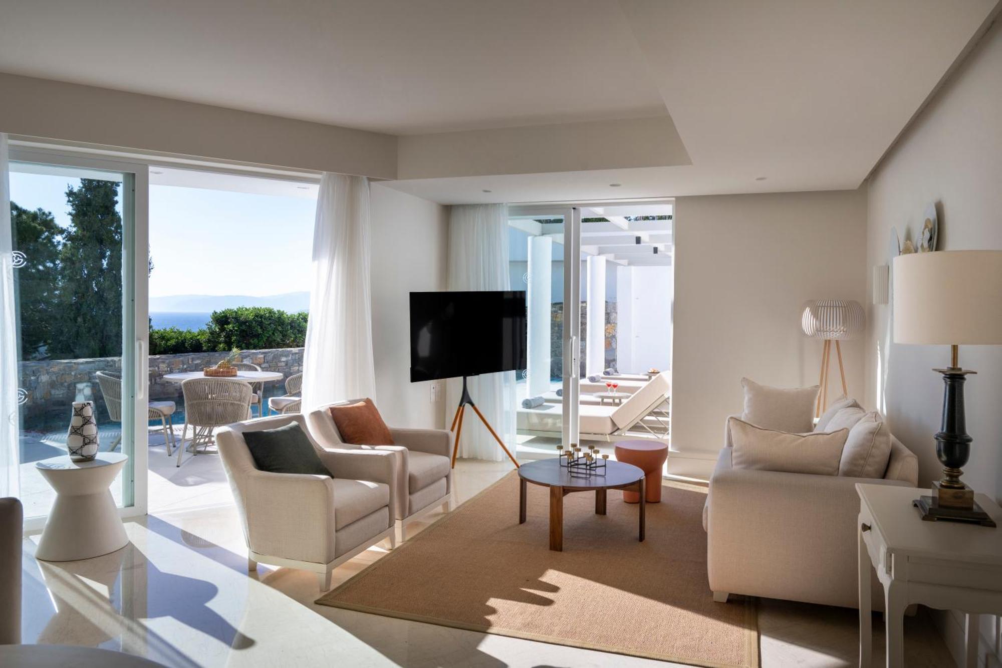 Two Bedroom Elounda Pool Villa Sea view