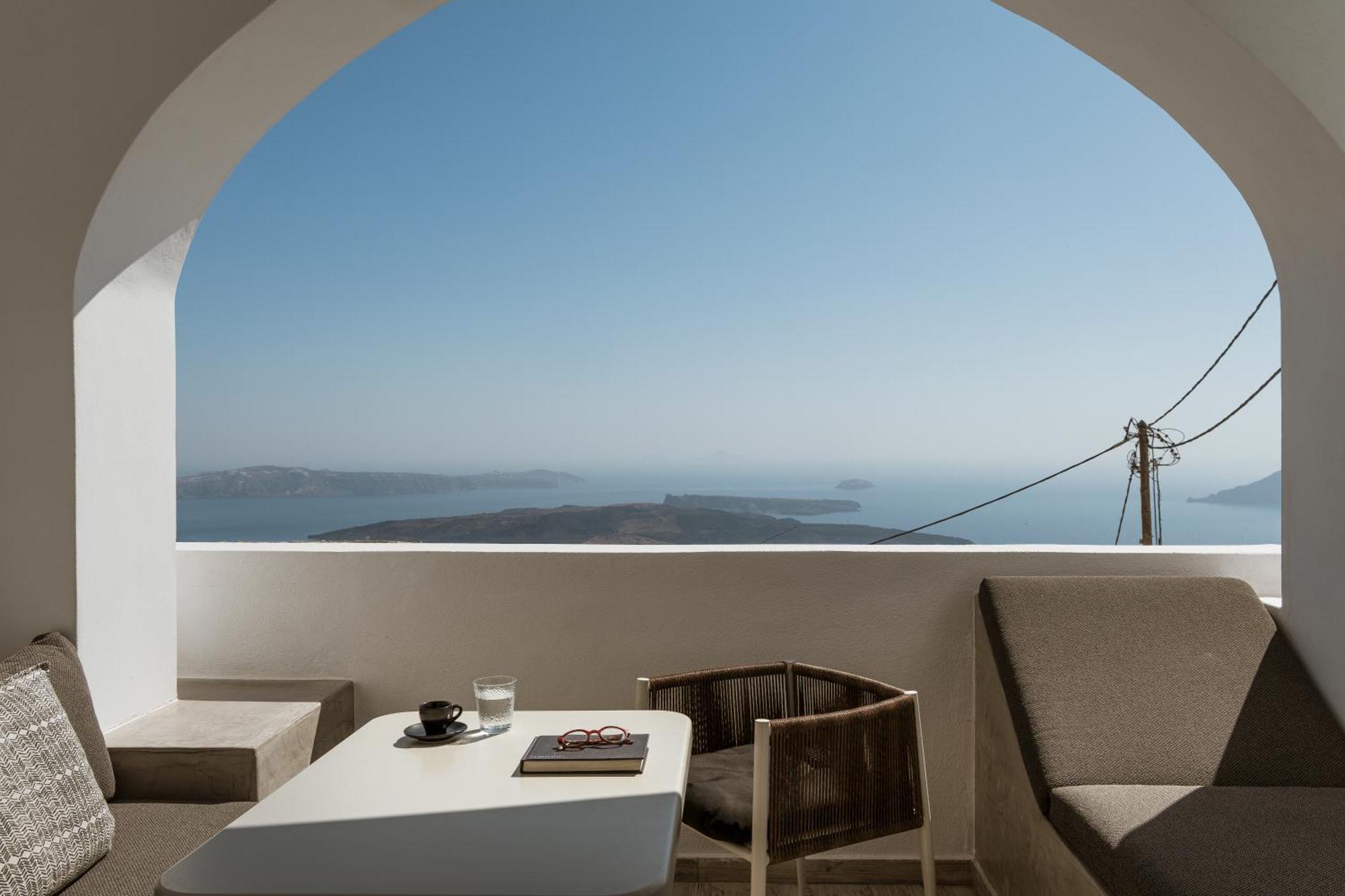 Street Level Studio Suite with Balcony, Heated Plunge Pool & Partial Sea View