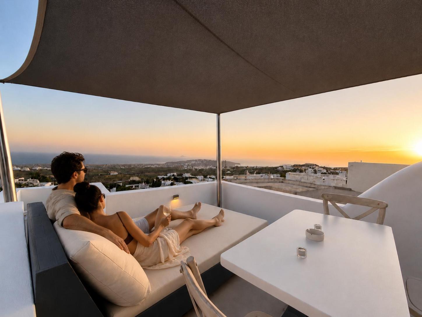 Split Level Two Bedroom Villa Hot Tub Sea View