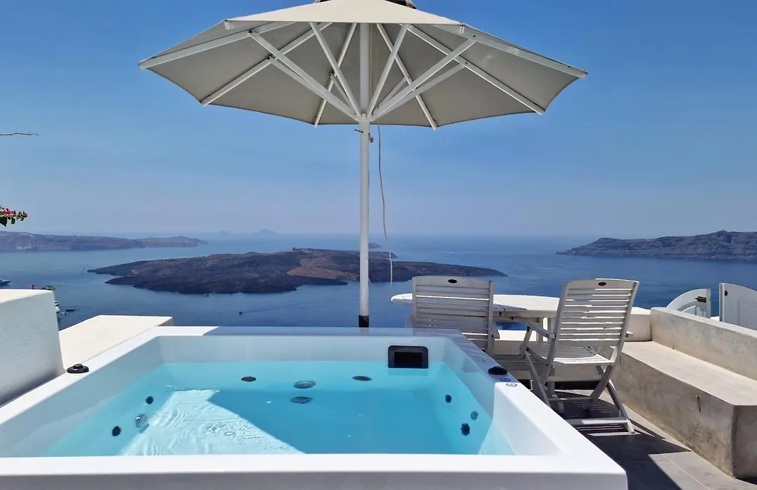Karpimo Horizon - Caldera Sunset View - Private Hot Tub - Firostefani-1