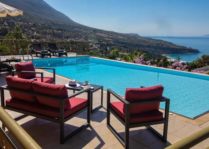 Lourdas Beach View Villa Vlachata
