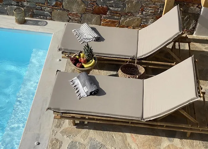 Villa Ypsilon Naxos - Luxury Holiday House With Amazing Sea View & Private Pool