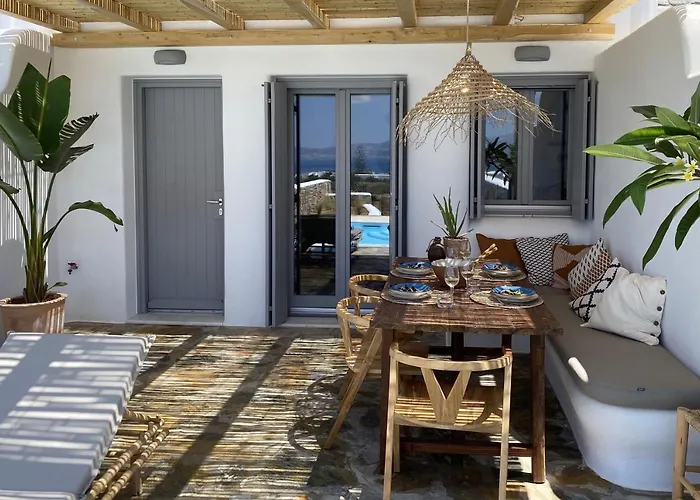 Villa Ypsilon Naxos - Luxury Holiday House With Amazing Sea View & Private Pool