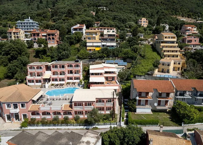 Paradiso Hotel Corfu Sea View Apartments With Pool In Ipsos