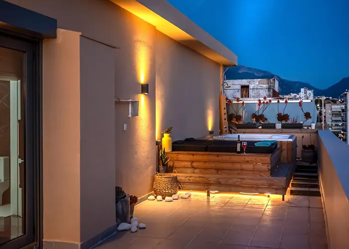 Majestic Penthouse In The Heart Of Patra