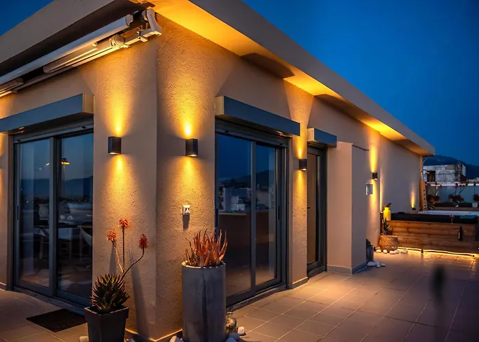 Majestic Penthouse In The Heart Of Patra