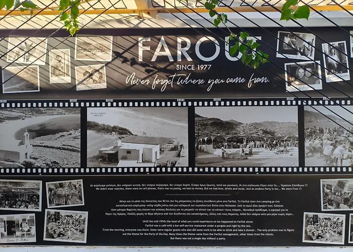 Farout Beachclub - Rooms & Camping Mylopotas