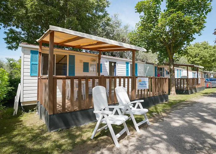Happy Camp Mobile Homes In Camping Karavomilos Beach